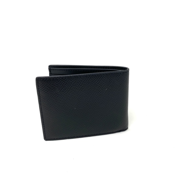 MICHAEL KORS Men’s Slim Billfold Wallet Black Leather 36U9LHRF5L - Picture 4 of 6